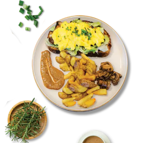 Briggs cat menu Big English Breakfast